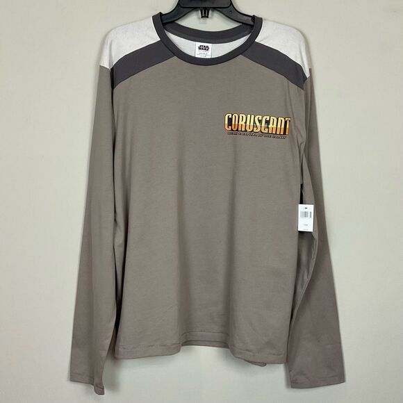 Star Wars Coruscant Tee Long Sleeve Disney Parks Galaxy's Edge Sz Lg New - Picture 5 of 10